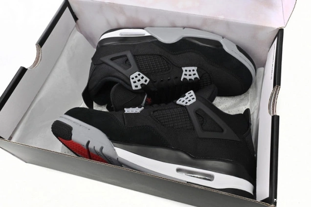 MaikeSneakers Black 4 Jordan DH7138-006 Canvas Air 0712